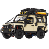 1:10 Land Rover Defender Camper, Outdoor Adventure Build, Comes with a variety of camping equipment (2766 PCS)